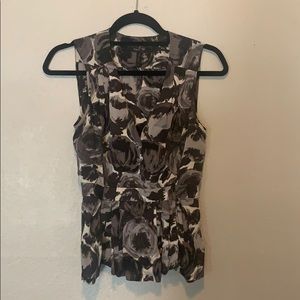 BCBG MAXAZRIA sleeveless 100% SILK shirt
